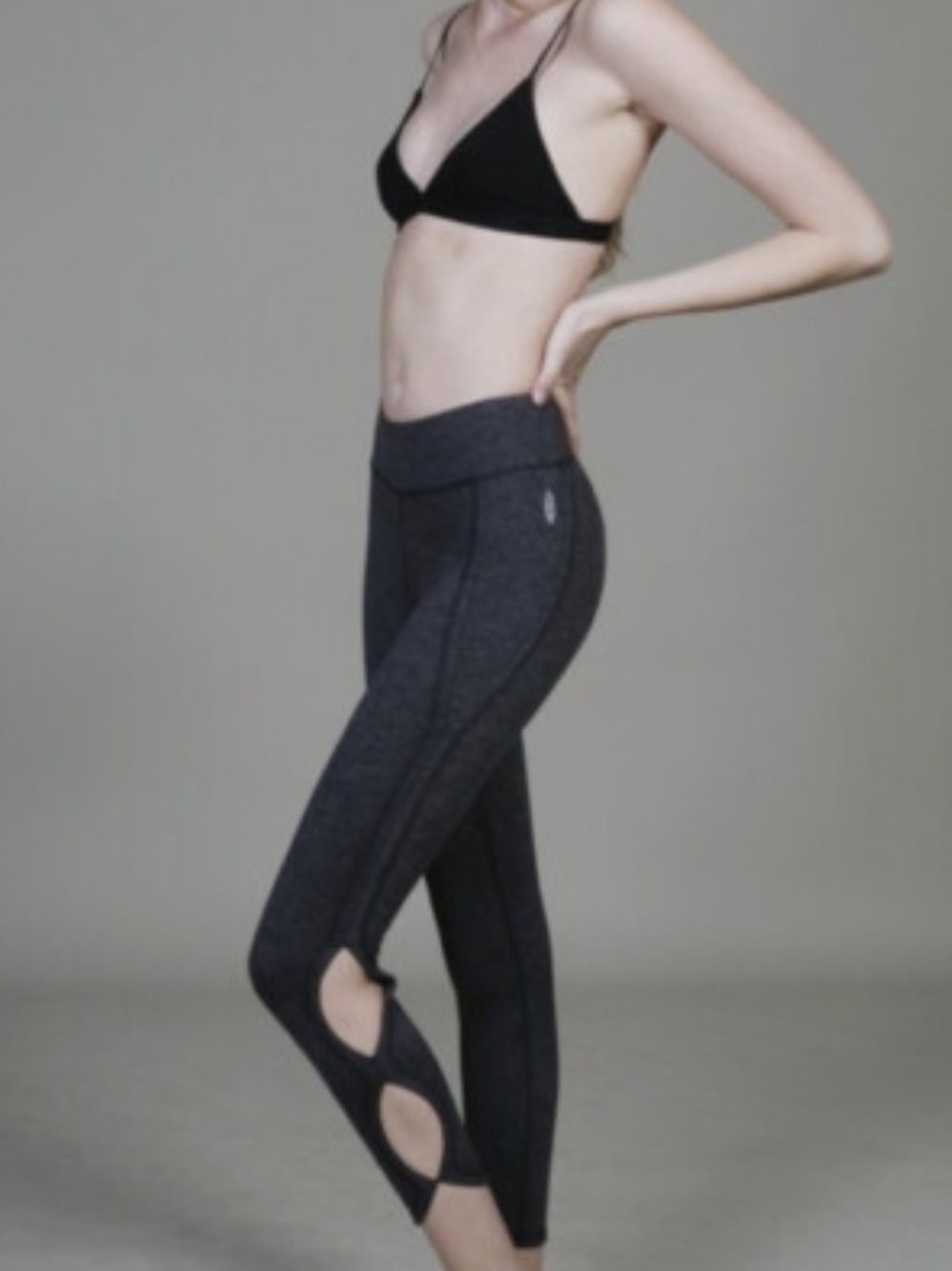 FP Movement by Free People Kids Dark Charcoal Performance Leggings